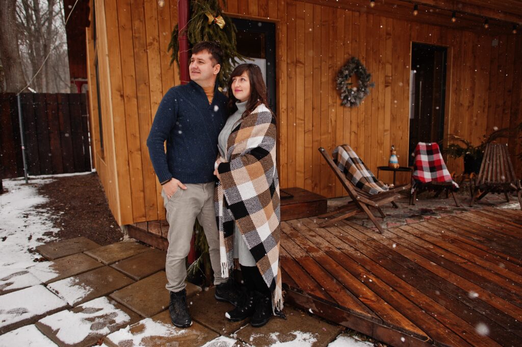 zabezpieczenie tarasu przed śniegiem