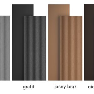 Gama desek hybrydowych tarasowych Timberness Select dostępna w Fabryce Tarasów.