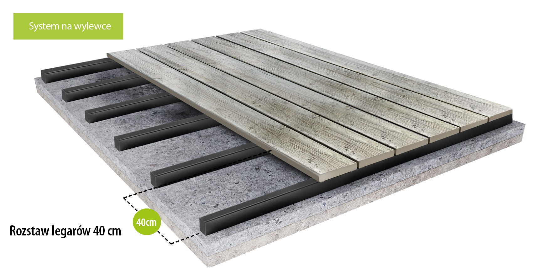 Deska tarasowa Millboard MDE176 - 176 x 32 x 3600 mm - obrazek 2